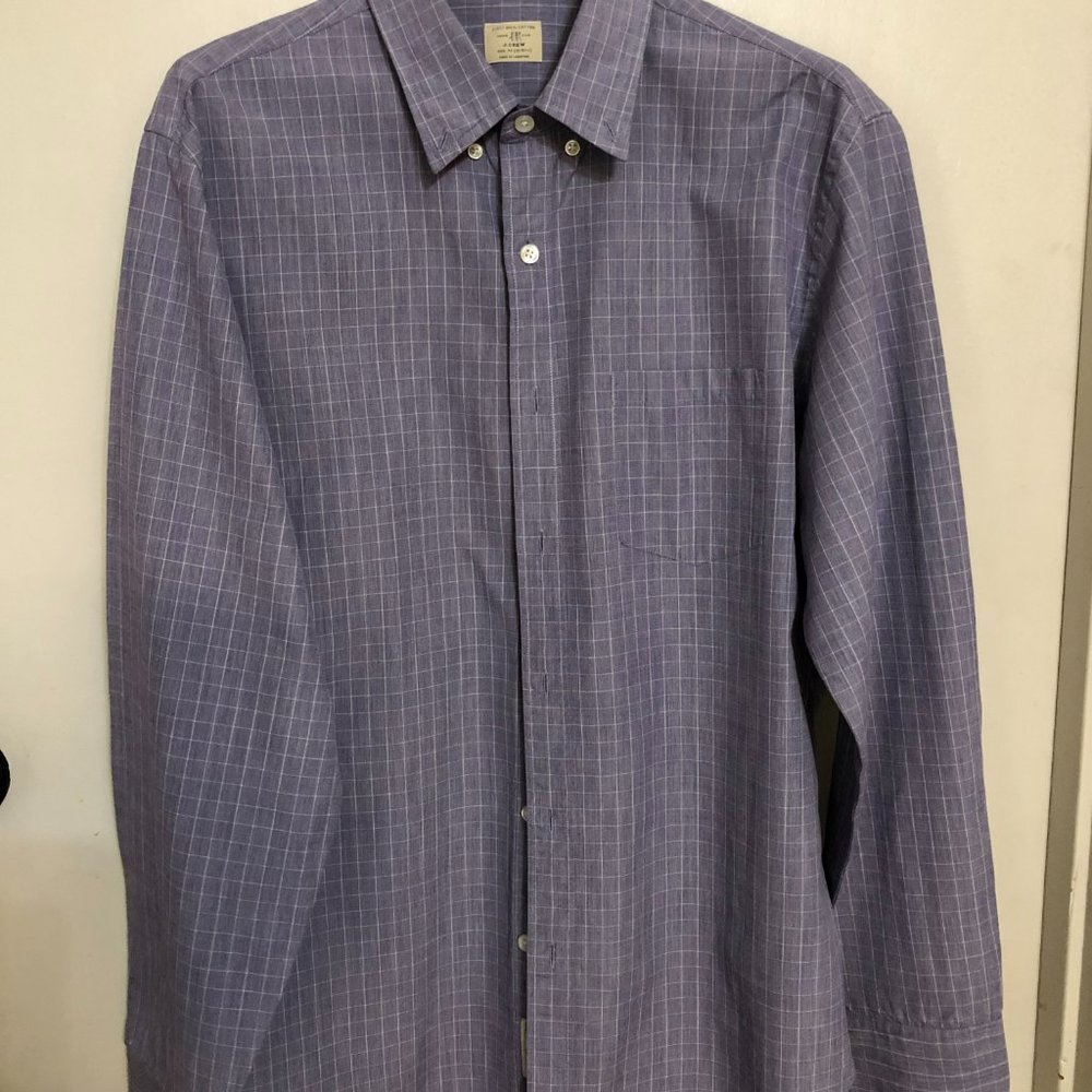 J Crew  Men's Dress Shirt Size M (15-15 1/2)
